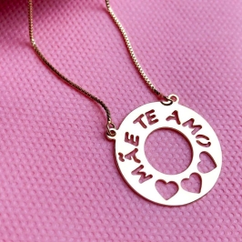 COLAR MANDALA MÃE TE AMO