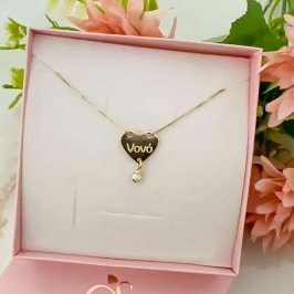 Colar veneziana com pingente vovó