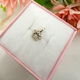 Pingente pet cravejado