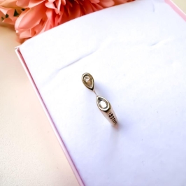 anel regulagem duas zirconias