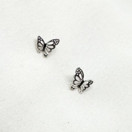 BRINCO BORBOLETA VAZADA 9MM