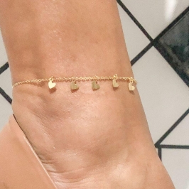 TORNOZELEIRA COM CORAÇÃO