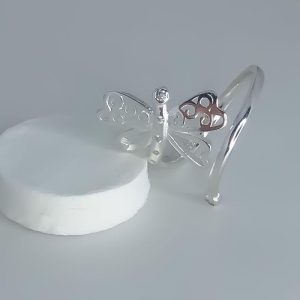 anel libelula 16mm com microzirconia