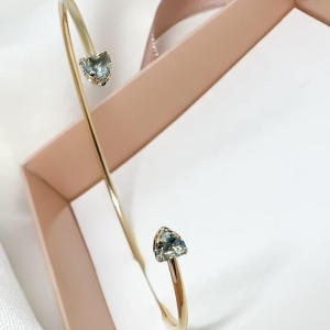 Bracelete com ponto de luz coração 5mm