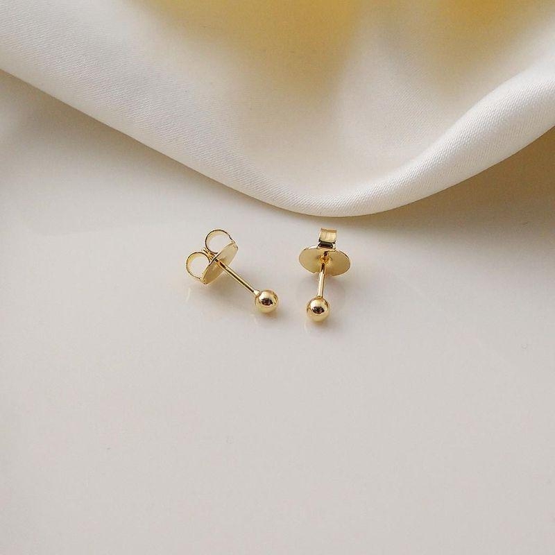 BRINCO BOLA LISA 3MM