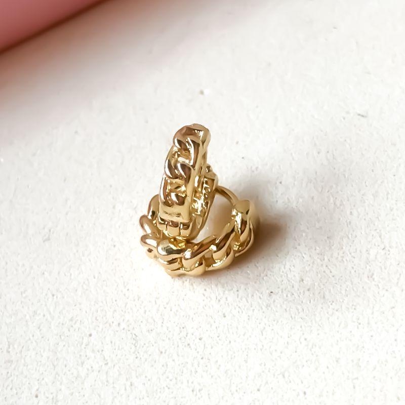 brinco mini argola elo corr