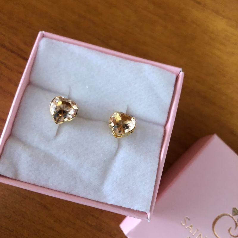 brinco coração color 0.8mm