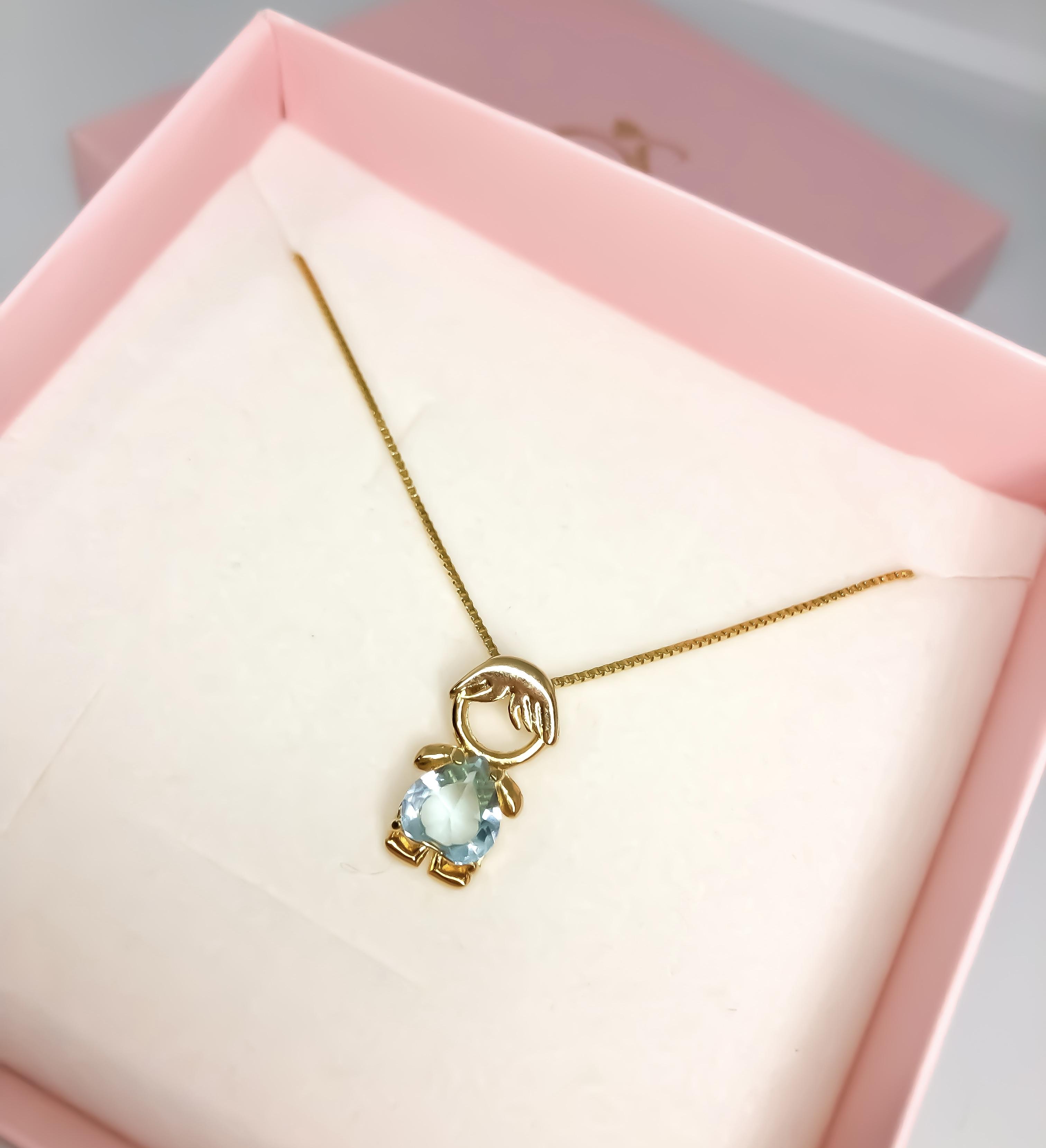 colar veneziana com pingente menino pedra colar veneziana com pingente menino pedra