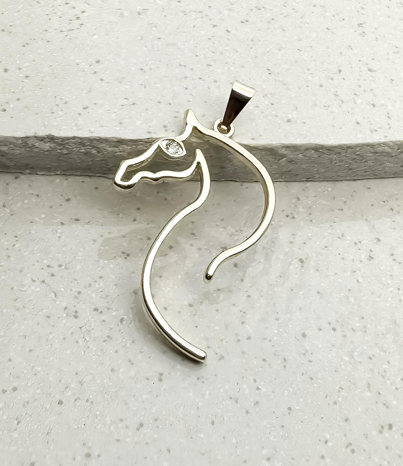 PINGENTE COWTRY CAVALO VAZADO