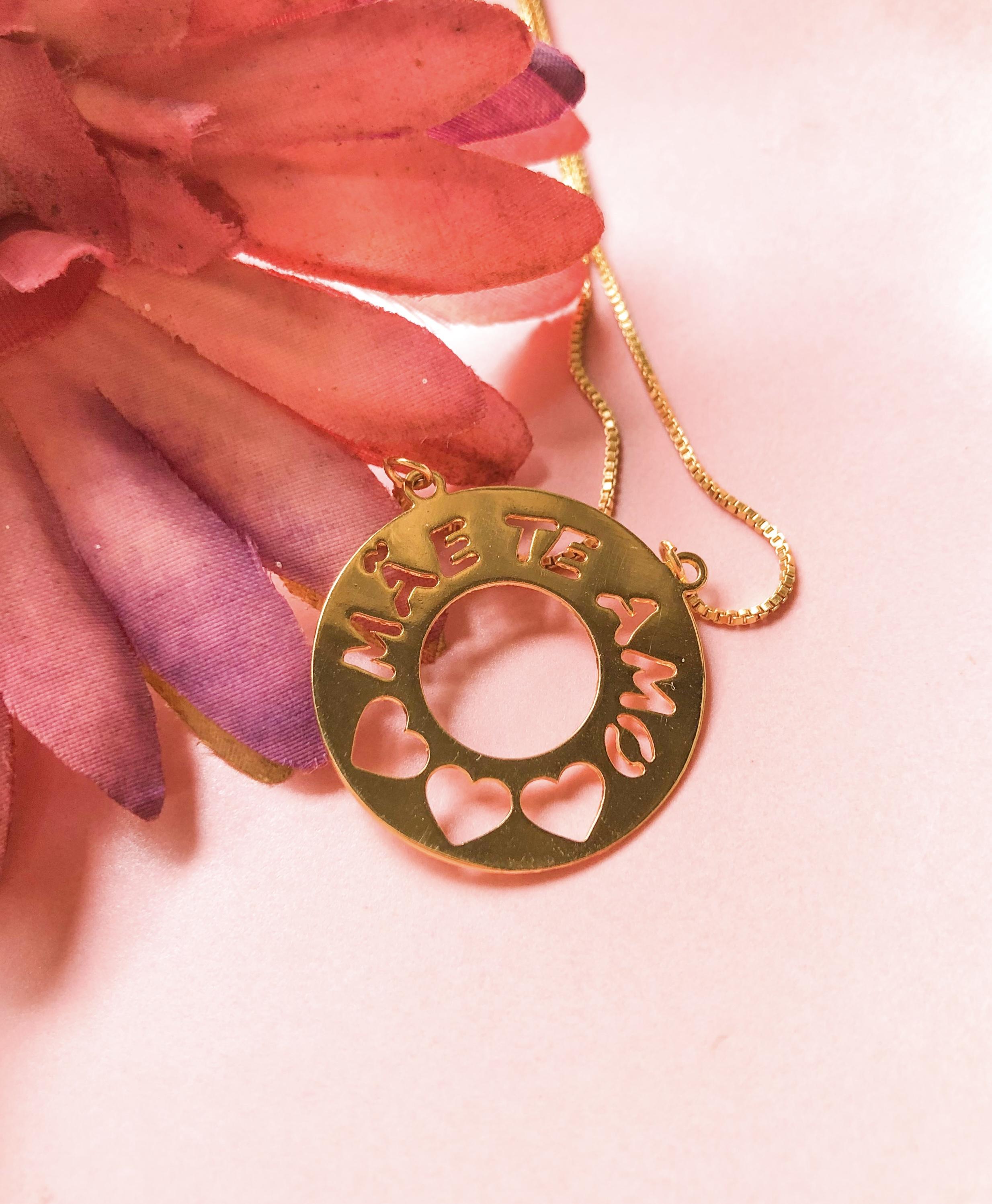 COLAR MANDALA MÃE TE AMO