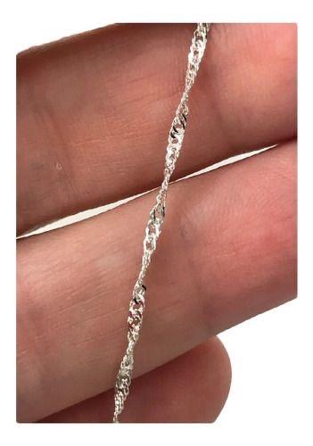 corrente singapura 1mm 50cm