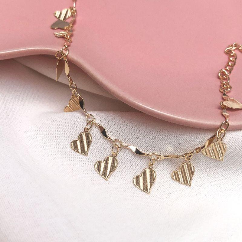 PULSEIRA CORAÇÃO DIAMANTADA