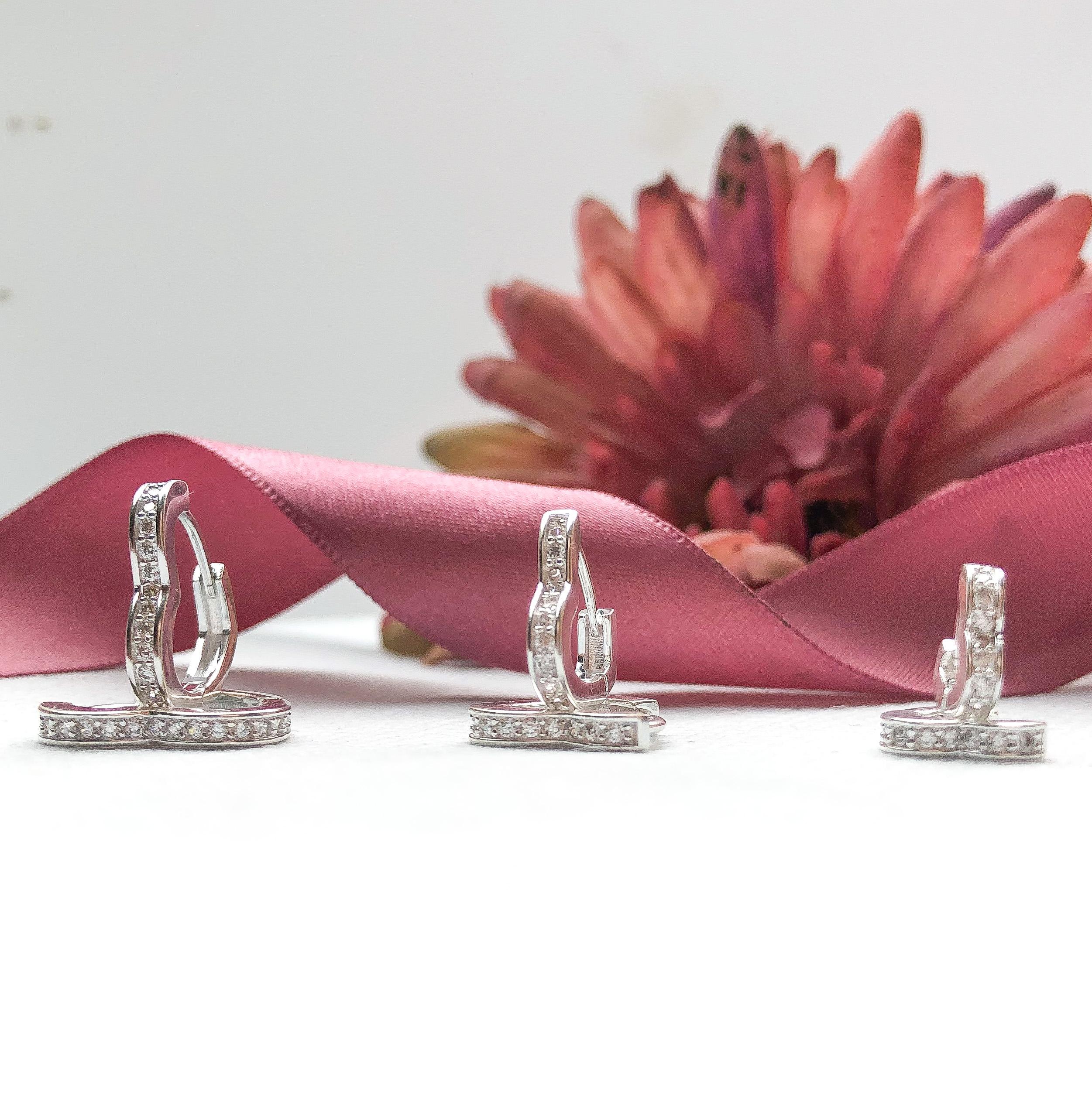 TRIO ARGOLA CORAÇÃO CRAVEJADA