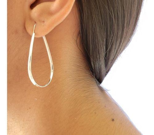 ARGOLA GOTA 35MM FIO MEIA CANA INVERTIDA