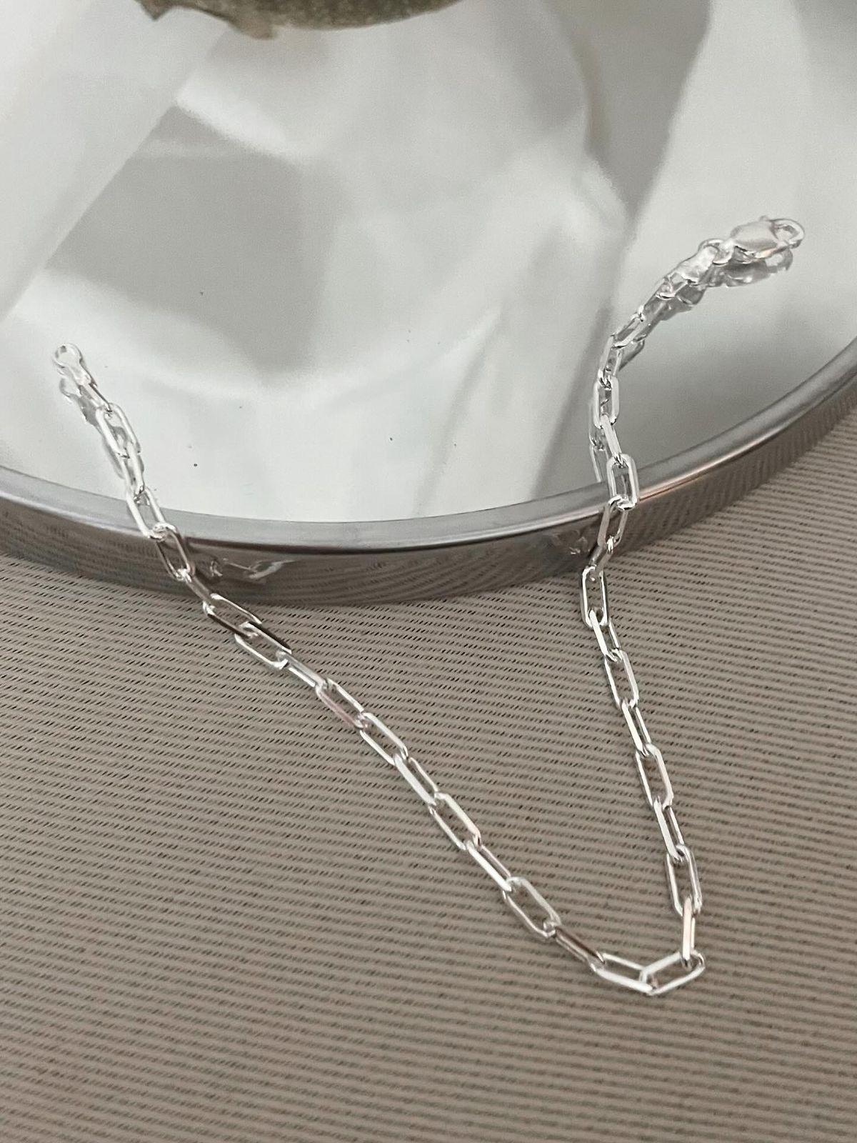 corrente cartie veneziana elo alongado 1.6mm 40cm