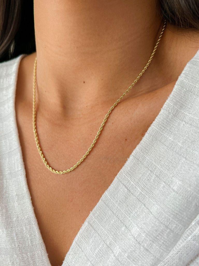 colar cordão baiano 2mm 40cm