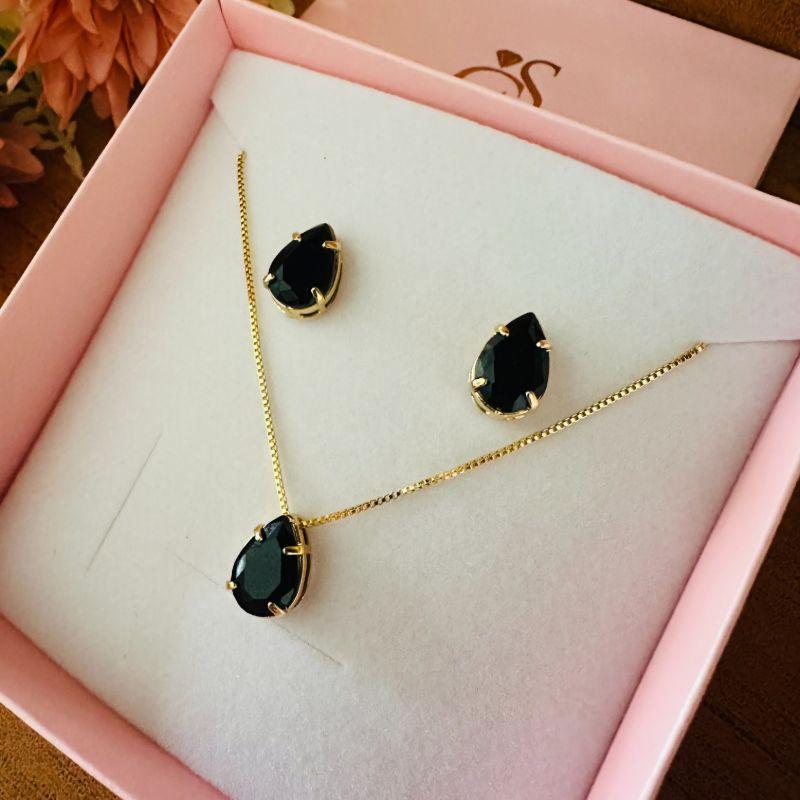 CONJUNTO GOTA GALERIA M corrente 40cm, gota1.1cm e extensor 5.5cm