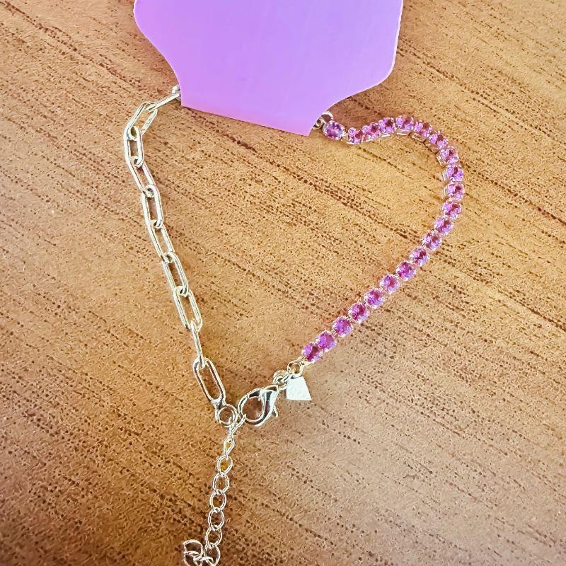 Pulseira elo carie e riviera 18cm c/ extensor 3cm